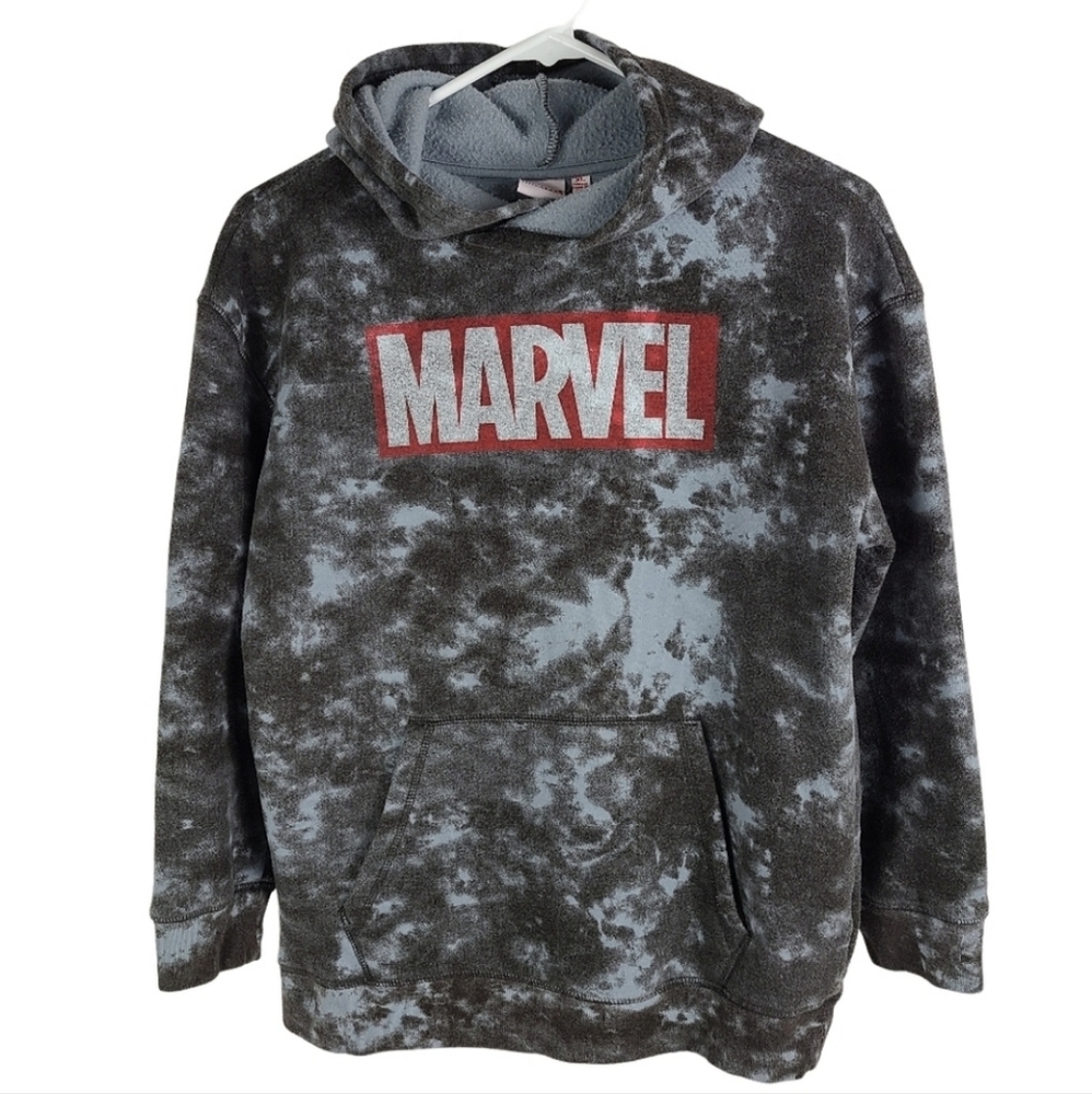 BOYS XL (14/16) MARVEL TIE DYE PULLOVER HOODIE